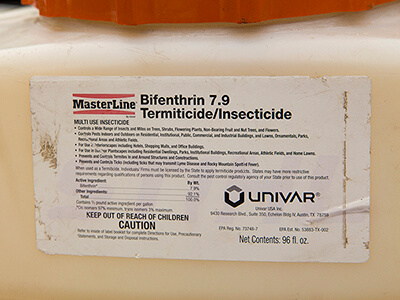 Bifrenthrin is toxic to bees and aquatic organisms.